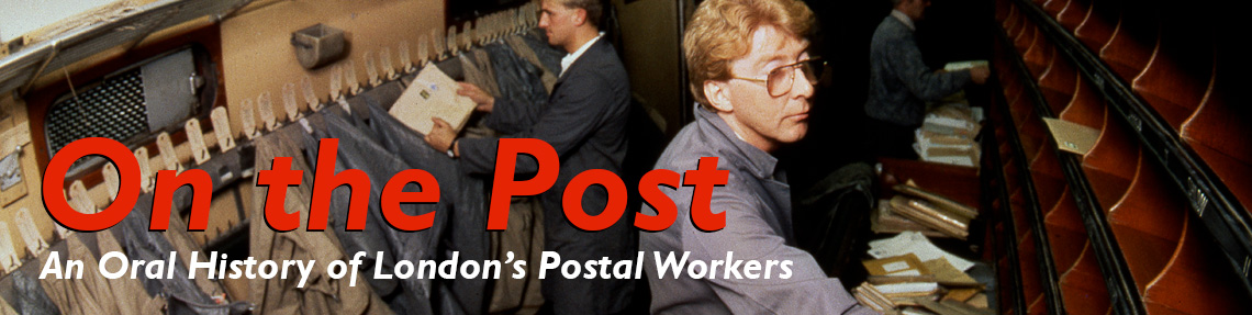 Oral History of postal workers - banner